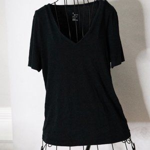 a new day, size medium, black, short sleeve